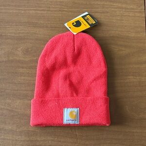 Carhartt Bright Red/Coral Beanie